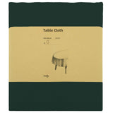 Table Cloth 5 pcs Oval Dark Green 130 x 180 cm Polyester 42040270