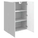 Wall-Mounted Cabinet High Gloss White 66 x 34.5 x 90 cm 898399