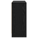 Sideboard with Drawer Black Oak 88.5 x 27.5 x 63.5 cm 8000509