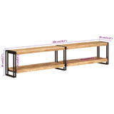 TV Cabinet 200x30x40 cm Solid Wood Mango 356180