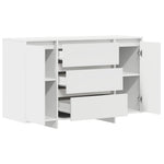 Sideboard with Drawer White 120 x 41 x 75 cm Engineered wood 3333906