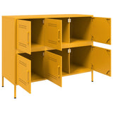 Sideboard Mustard Yellow 100.5x39x79 cm Steel 843099