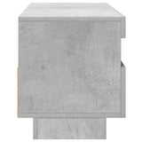 TV Cabinet with LED Lights Concrete Grey 100x35x40 cm 804458