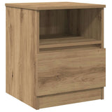 Bedside Cabinets 2 pcs Artisan Oak 40x40x50 cm Engineered Wood 856501