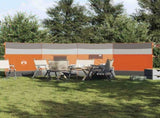 Camping Windbreak Grey and Orange 510x153 cm Waterproof 4009650