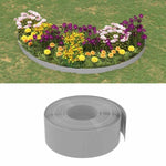 Garden Edgings 5 pcs Grey 10 m 20 cm Polyethylene 3155455