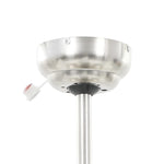 Ornate Ceiling Fan with Light 128 cm White 50538