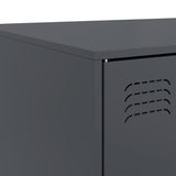 Coffee Table Anthracite 67x50x44 cm Steel 841729