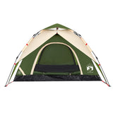 ZNTS Camping Tent Dome 5-Person Green Quick Release 4004185