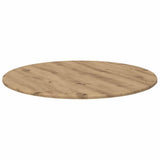 Table Top 80 x 1.5 cm Round Engineered Wood Artisan oak 880430