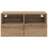 TV Wall Cabinets Wall-mounted 2 pcs Artisan Oak 60 x 30 x 30 cm 882925