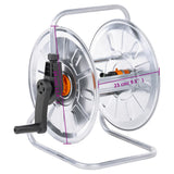 Hose Reel Wall Mounted for 50 m 1/2" Hose Steel 4005278