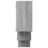 Wall Shelf Grey Sonoma 159x18x66 cm Engineered Wood 853304