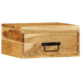 Wall-mounted Bedside Cabinet Solid Wood Acacia 4017454