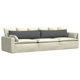 Sofa Pillows 2 pcs Dark Grey 145 x 40 cm Fabric 42013826