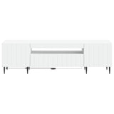 LED TV Cabinet White Engineered Wood 896465