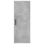 Highboard Concrete Grey 34.5x34x180 cm Engineered Wood 3198853