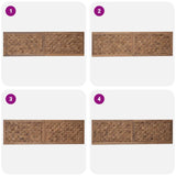 Bed Headboard Natural Solid Teak Wood 42024569