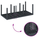 Garden Dining Set 9 pcs Anthracite Polypropylene 3378576