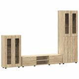 TV Cabinet Set FLORIN 3 pcs Sonoma Oak Engineered Wood 3397976
