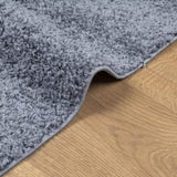 Shaggy Rug PAMPLONA High Pile Modern Blue 140x200 cm 375323