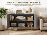 Modern Luxe High Gloss Sideboard, with Hairpin Legs - Grey T3398P553275