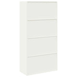 Storage Cabinet White 90 x 40 x 180 cm Steel 3406171