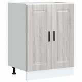 Kitchen Base Cabinet Porto Grey Sonoma Engineered Wood 853923