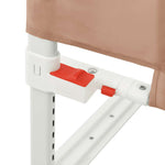 Toddler Safety Bed Rail Taupe 90x25 cm Fabric 10216