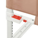 Toddler Safety Bed Rail Taupe 90x25 cm Fabric 10216