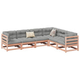 6 Piece Garden Sofa Set Solid Wood Douglas Fir 3299454