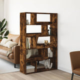 Bookcase Smoked Oak100x33x156.5 cm Engineered Wood 3309343