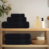 Shower Towels "FROGN" 10 pcs Black 70x140 cm 360 gsm 136955