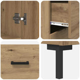 Highboard 2 pcs Artisan Oak 69.5 x 34 x 180 cm Engineered Wood 3415887