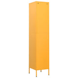 Locker Cabinet Mustard Yellow 35x46x180 cm Steel 336254