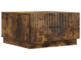 Coffee Table Smoked Oak 49 x 50 x 37 cm Engineered Wood 895430