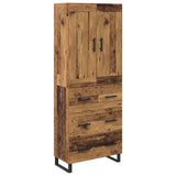 Highboard Old Wood 69.5 x 34 x 180 cm Engineered Wood 3415723