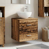 Wall-Mounted Sink Vanity Old Wood 49.5 x 41 x 64.5 cm 890268