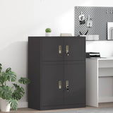 Storage Cabinet Black 80 x 40 x 40 cm Steel 891670