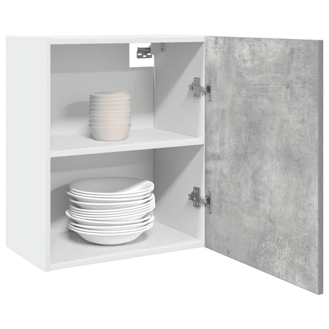 ZNTS Hanging Cabinet Concrete Grey 50x31x60 cm Engineered Wood 856106