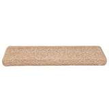 Stair Mats 15 pcs 65x21x4 cm Gold Rectangular Edge 326202
