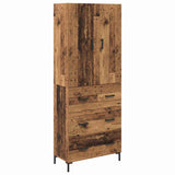 Highboard Old Wood 69.5 x 34 x 180 cm Engineered Wood 3415714