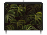 Sideboard ELBURG Black Oak 69 x 33 x 76 cm Engineered Wood 8006933