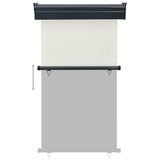 Balcony Side Awning 105x250 cm Cream 48413