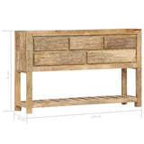 Sideboard 120x30x75 cm Solid Mango Wood 247479