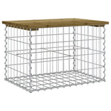 Garden Bench Gabion Design 63x44x42 cm Impregnated Wood Pine 834355