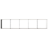 Raised Garden Bed Brown 400 x 80 x 55 cm cold-rolled steel 8006432
