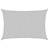 Sun Shade Sail Light Grey 4x3 m 100% Polyester Oxford 4000545