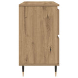 Bathroom Cabinet Artisan Oak 80x33x60 cm Engineered Wood 857233