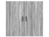 Wall Cabinet LUCCA Grey Sonoma 80 x 31 x 100 cm Engineered Wood 885151